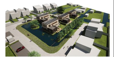 4 Waterwoningen Waterviolier te Schoonhoven