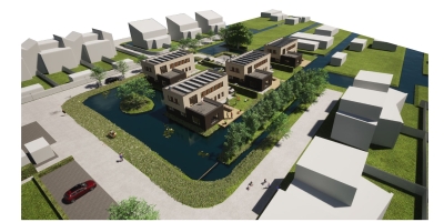 4 Waterwoningen Waterviolier te Schoonhoven